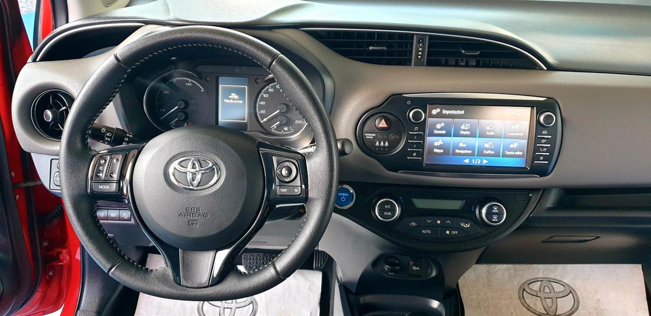 TOYOTA YARIS 1.5 BENZINA/IBRIDA KM 69 MILA CON GARANZIA TOYOTA