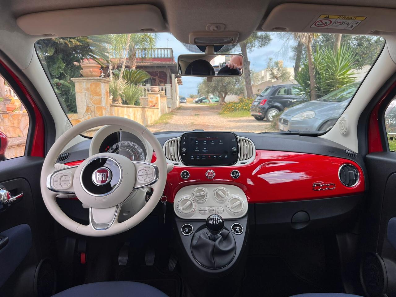 Fiat 500 1.0 Hybrid Red