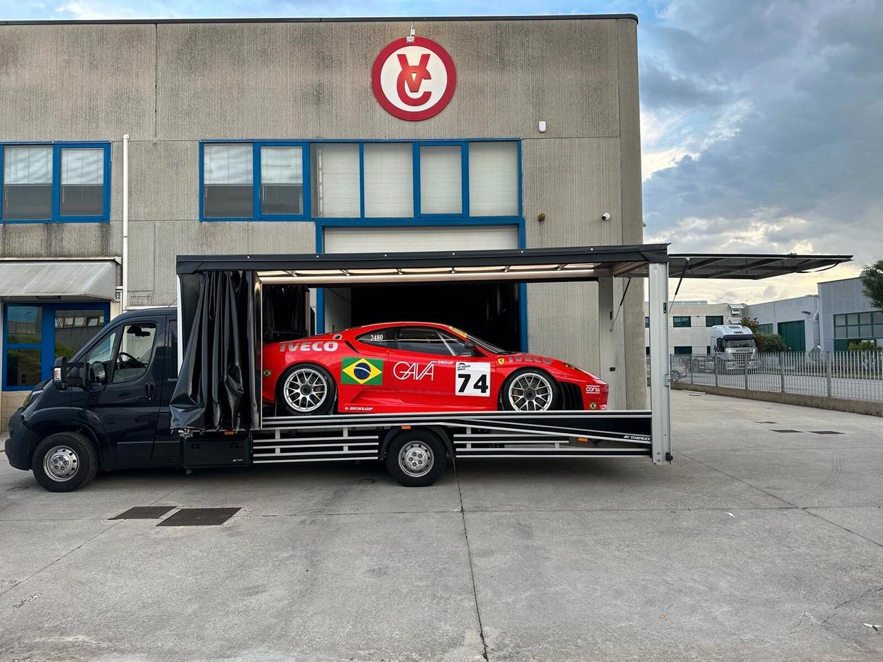 Allestimento trasporto auto coperto carroattrezzi