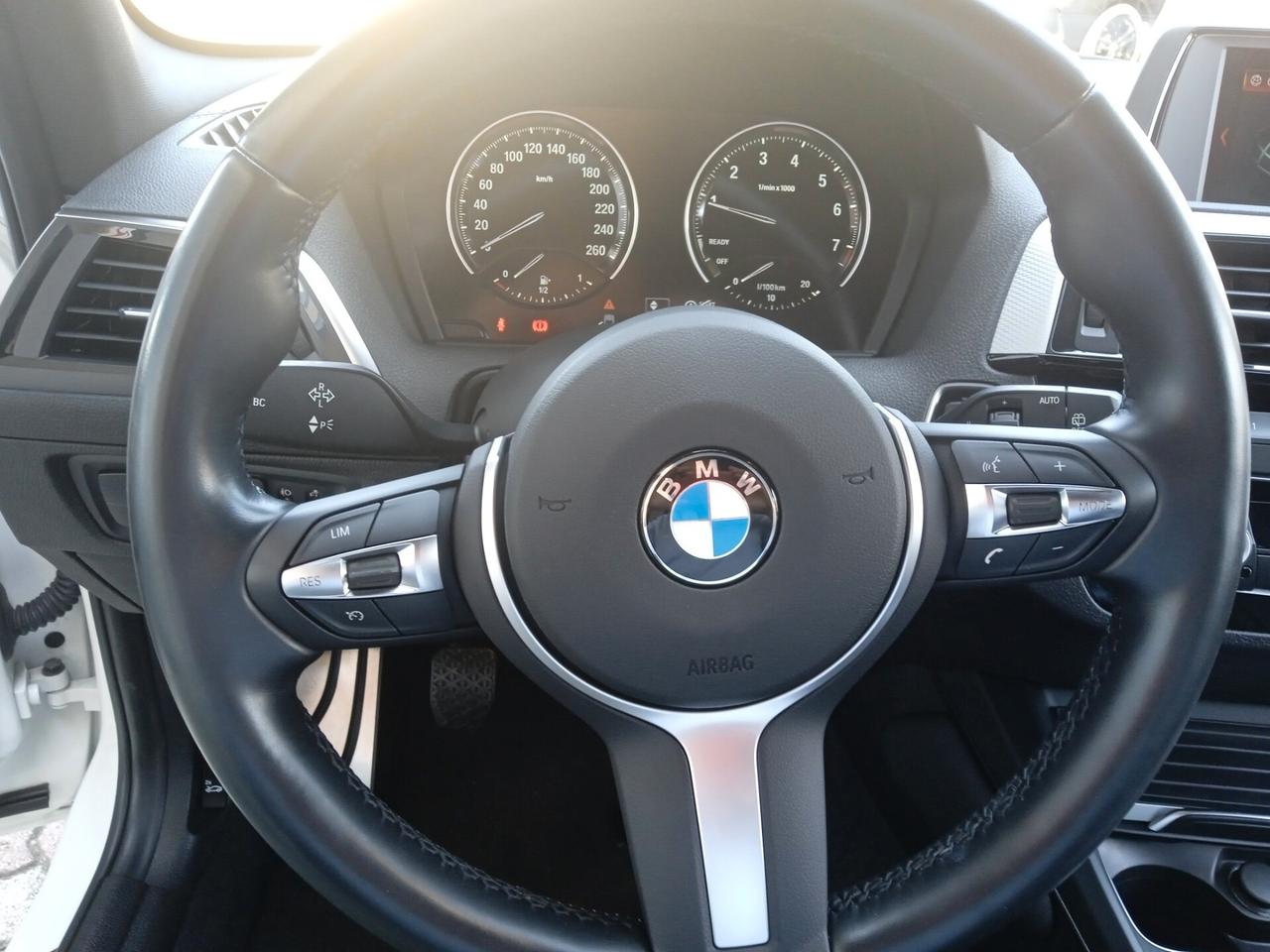 Bmw 118 M SPORT PACK SHADOW 18" VETRI SCURI PELLE TOTALE SENS PARK CRUISE CONTROL PRONTA CONSEGNA