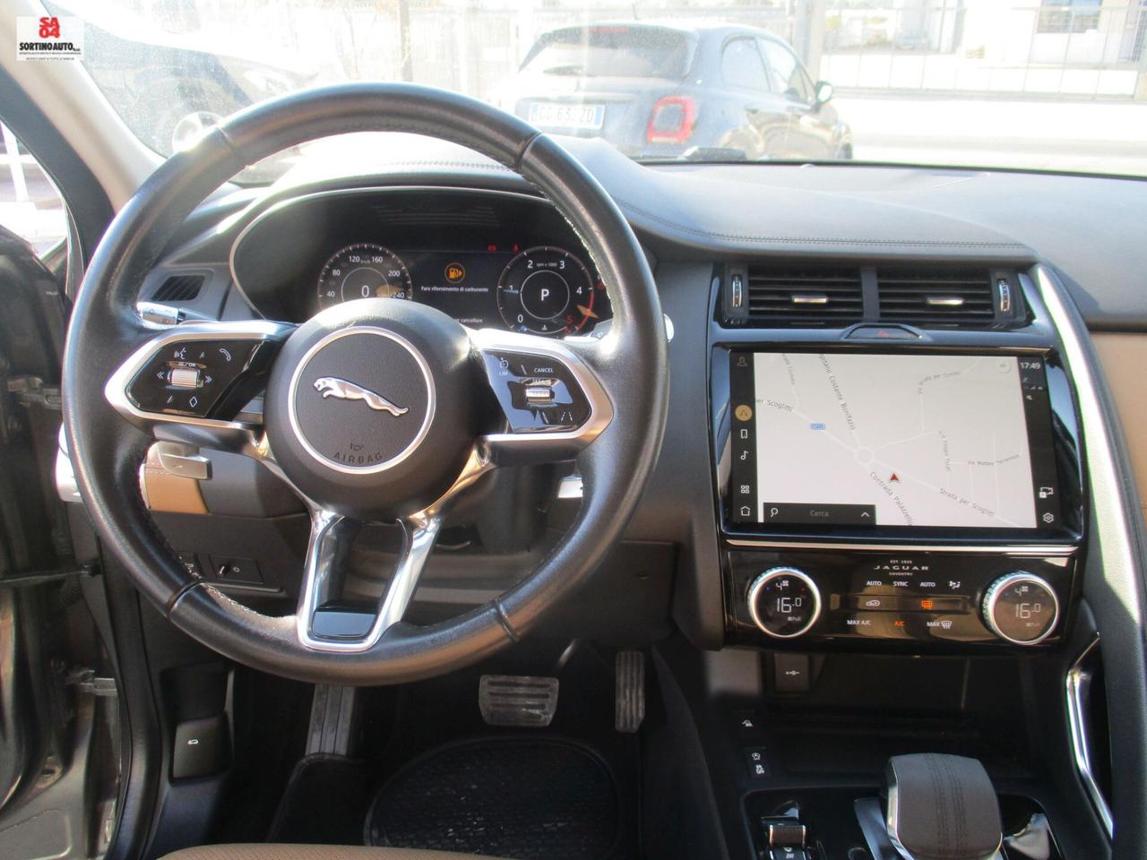 Jaguar E-Pace 2.0D I4 163 CV AWD Auto S 5/2021 FULL PELLE TABACCO +NAVI KM90000