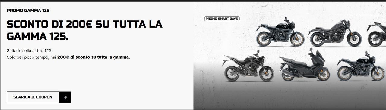 ZONTES 125 D NUOVO PRONTA CONSEGNA PROMO FULL OPTIONAL + KEYLESS + TFT + ABS – FINANZIABILE
