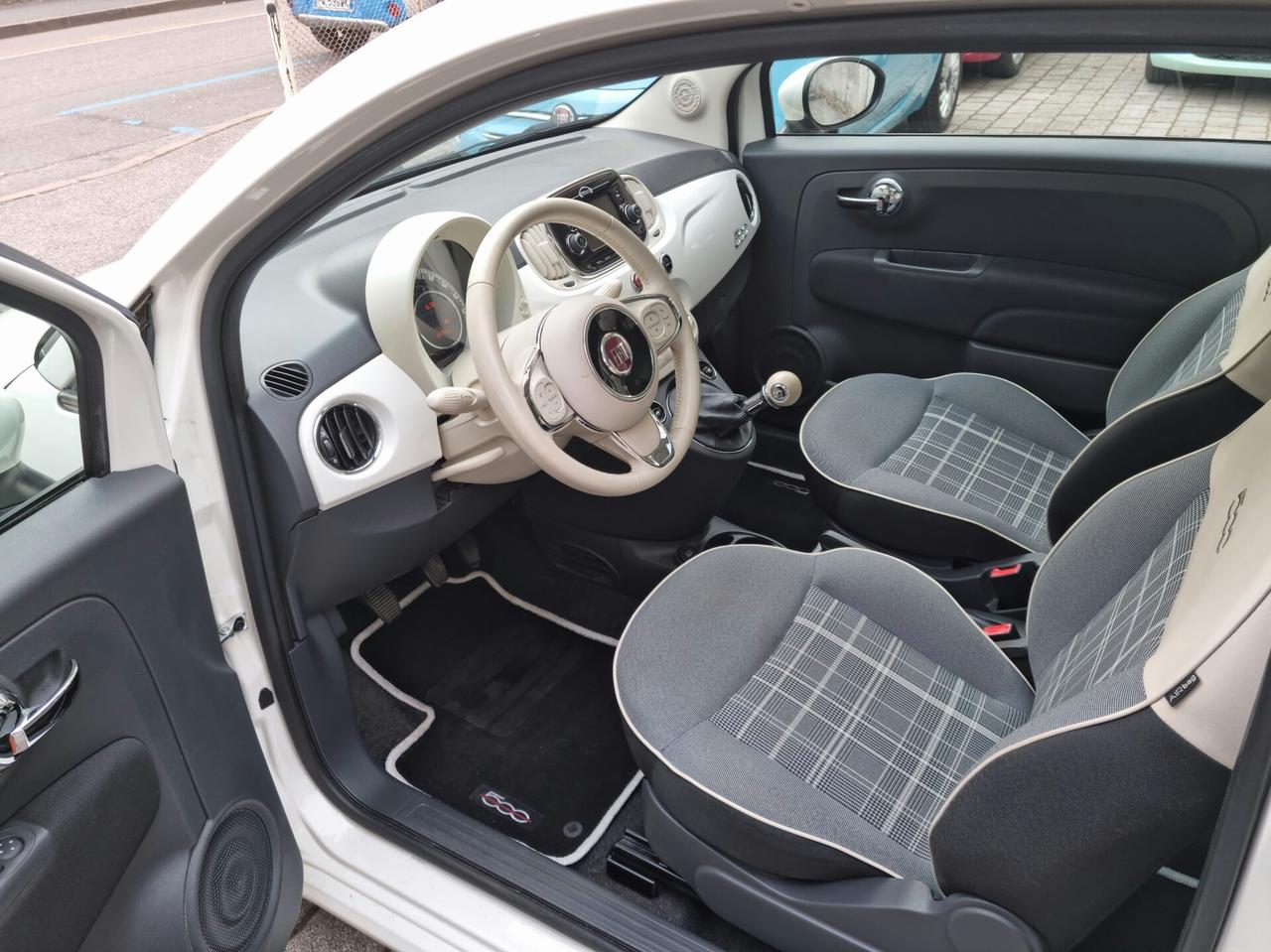 Fiat 500 1.2 Lounge 69cv anno2016 km67000 neopat