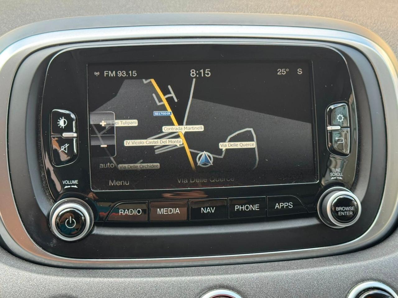 FIAT 500X CROSS 1.6 MJ 120 CV. NAVI+CERCHI+SENSORI PERFETTA