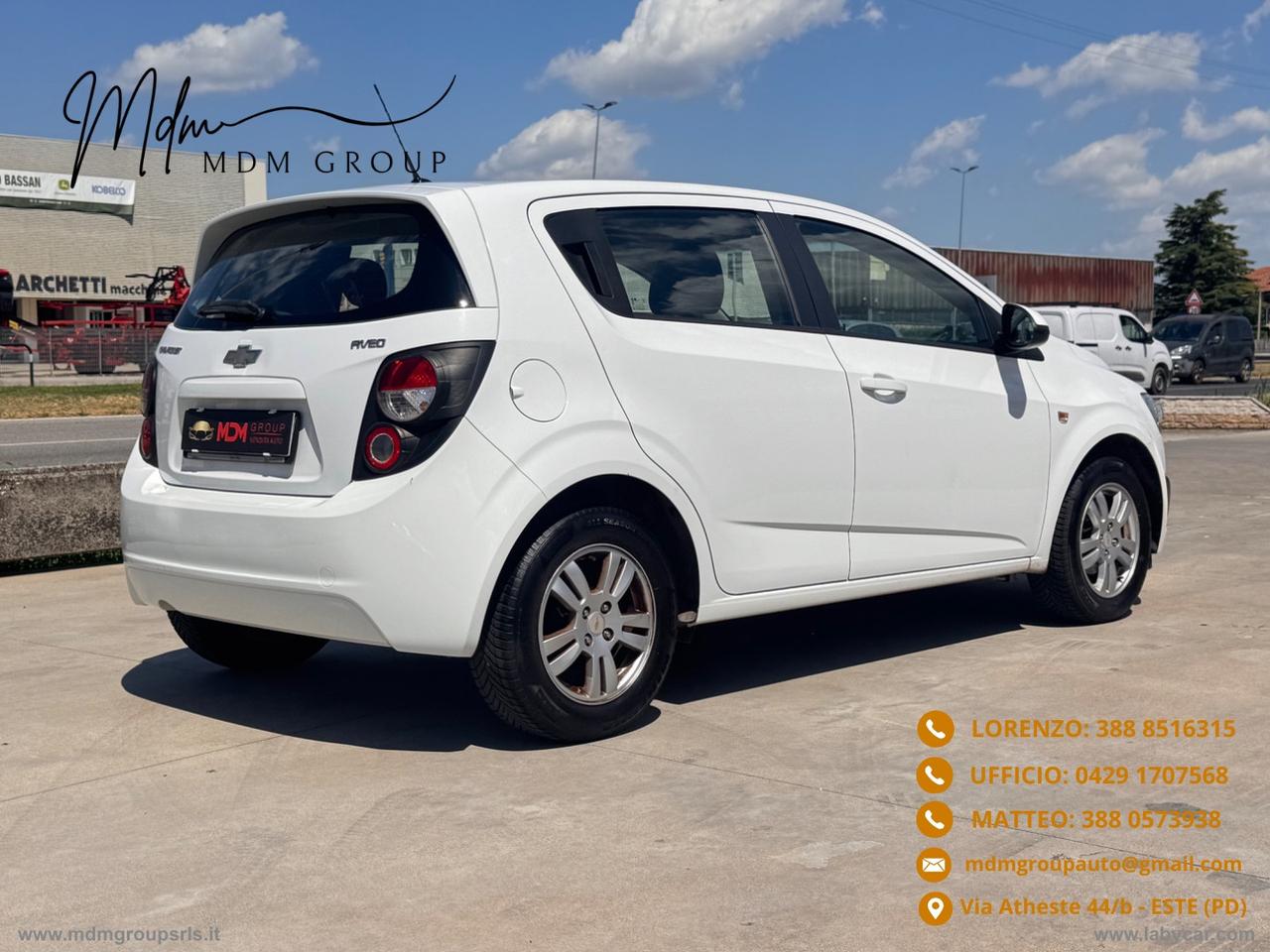 CHEVROLET Aveo 1.2 86 CV GPL 5p. LS OK NEOPATENTATO
