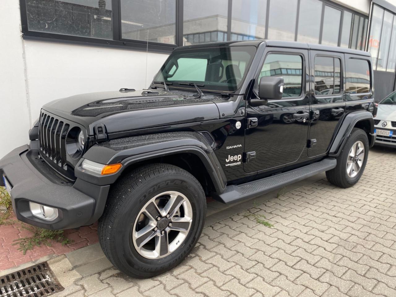 Jeep Wrangler Unlimited 2.0 Turbo Sahara 7500 km TUTTI ACCESSORI NUOVI ORIGINALI