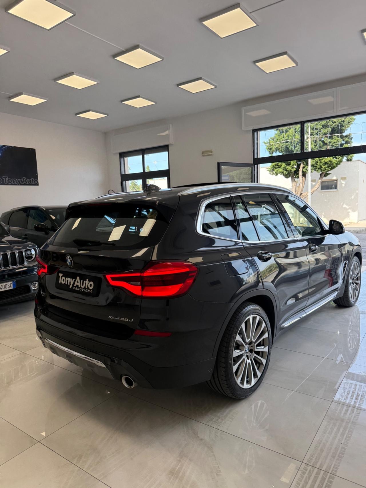Bmw X3 xdrive20d Luxury Line TETTO APRIBILE,LUCI SOFFUSE INTERNE,NAVI,INTERNI IN PELLE BEIGE,KM CERTIFICATI