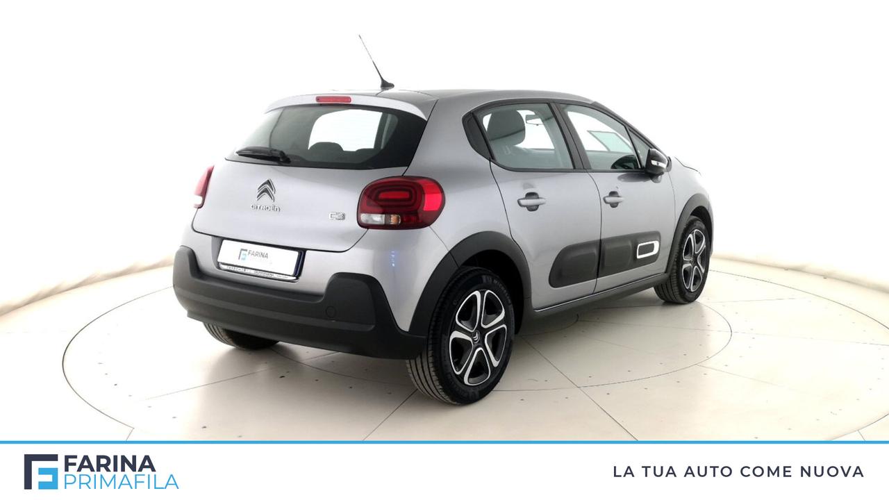 CITROEN C3 1.2 puretech Plus s&s 83cv neopatentati