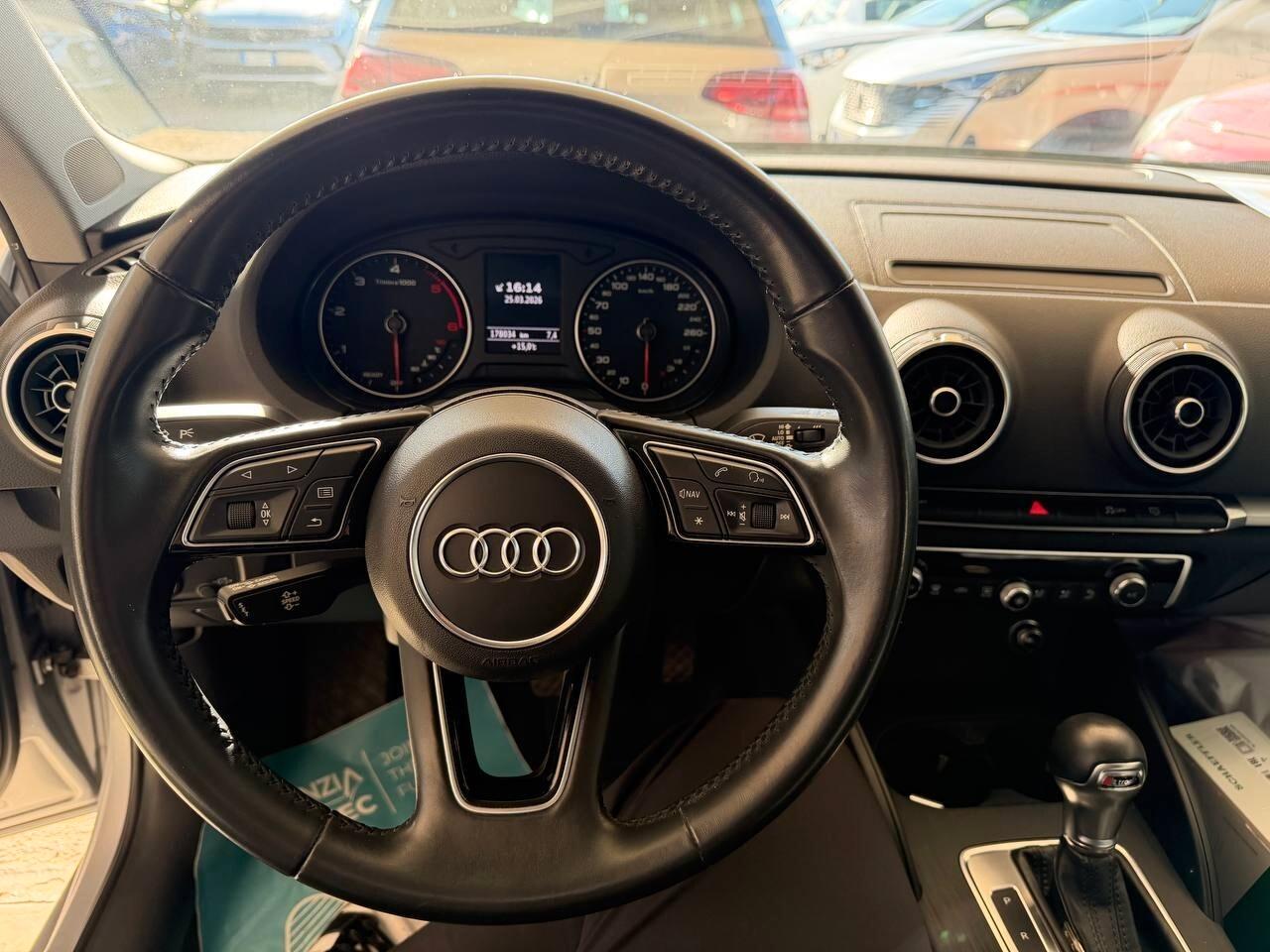 Audi A3 2018 1.6 TDI 116 CV S-Tronic Tagliandi Audi Certificati