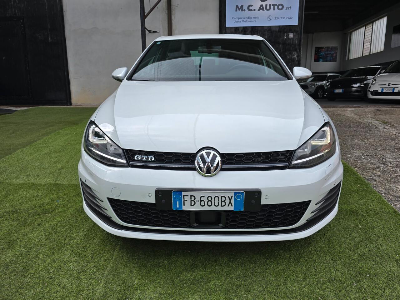 VW GOLF GTD 2.0TDI 184CV EURO6-2015