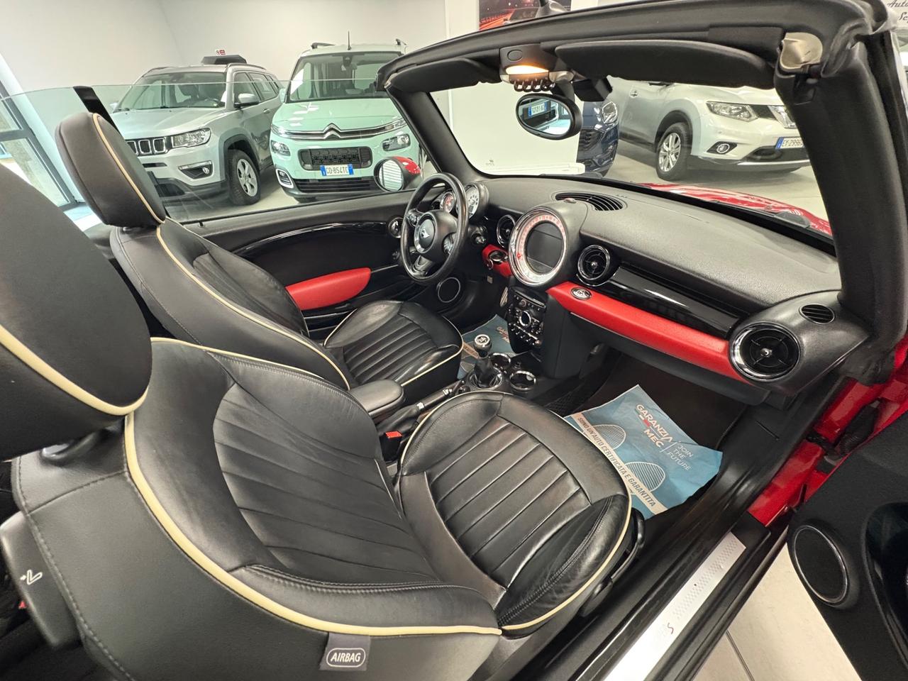 Mini Cooper S Cabrio 1.6 benzina 184cv 2012 km