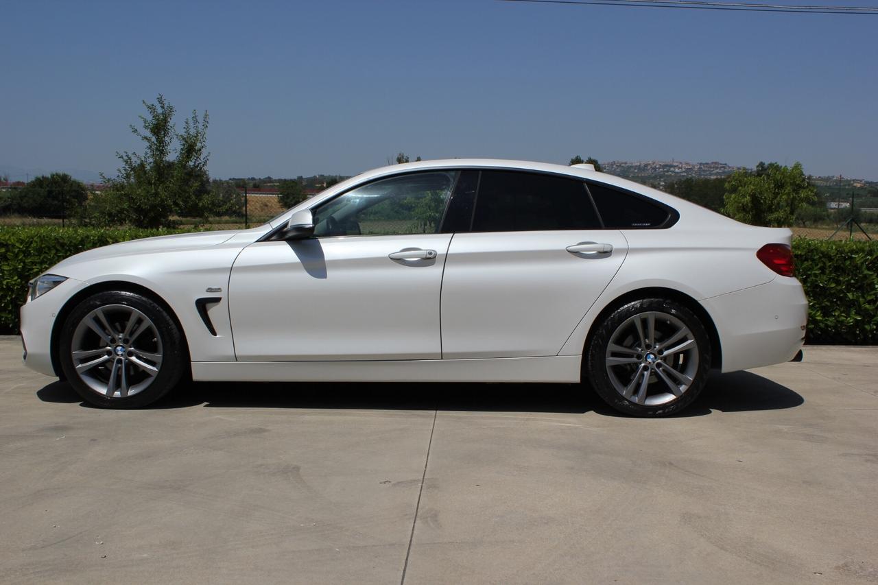 BMW 418d Gran Coupé Sport Line Auto Bianco, Navi, Xenon