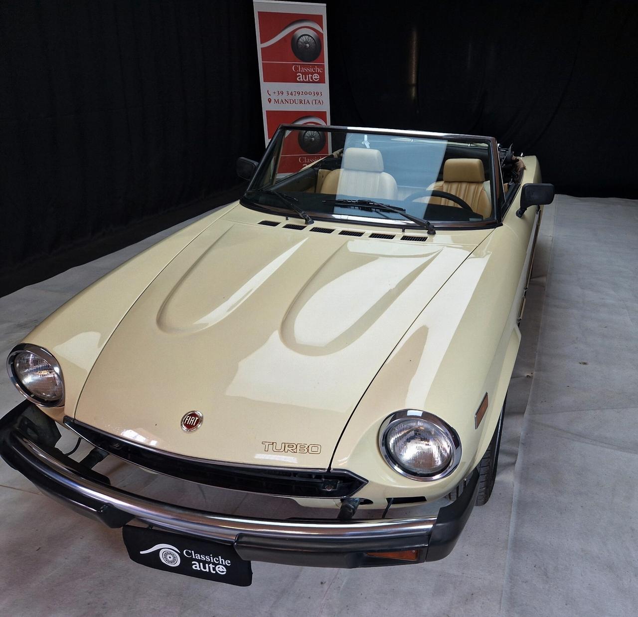 Fiat 124 Spider Turbo 2.0 cc certif. ASI CRS