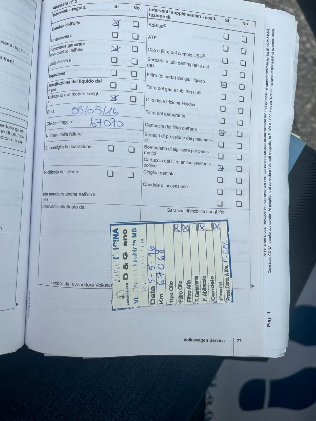 Volkswagen Golf 1.6 5p. Highline BiFuel