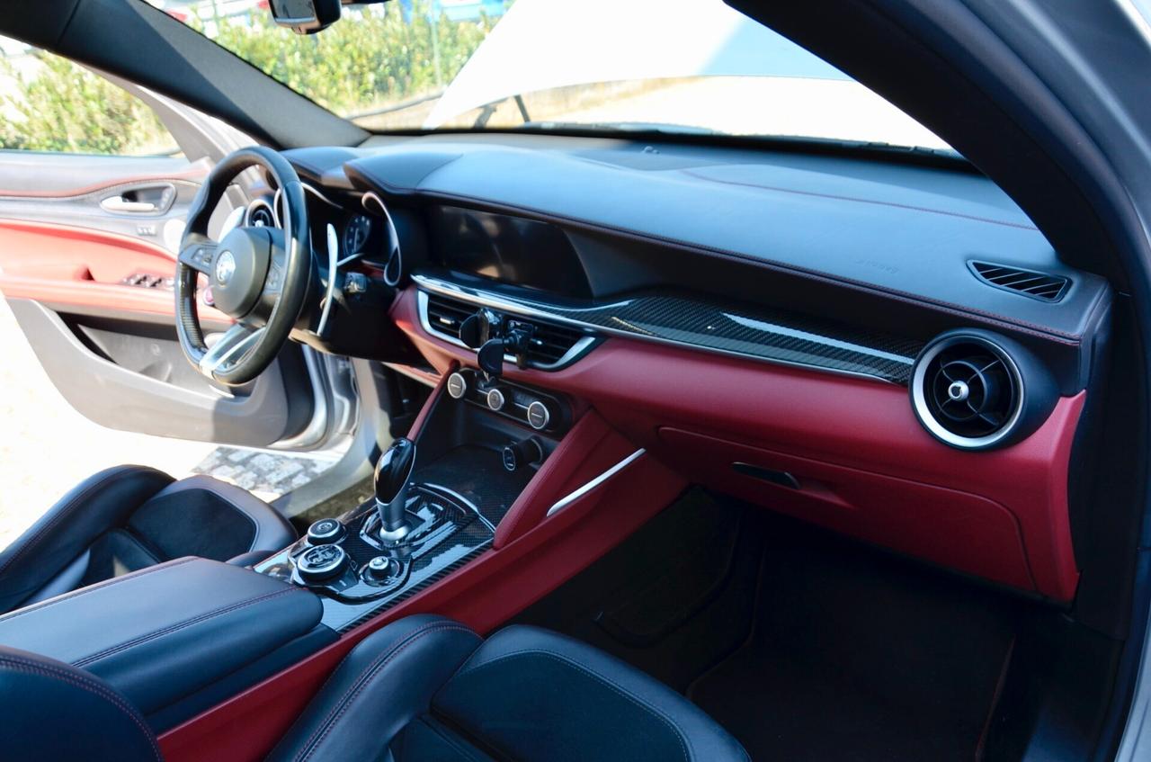 ALFA ROMEO STELVIO 2.9 BI-T V6 QUADRIFOGLIO Q4 510cv AUTO, IVA ESPOSTA, UFF ITALIANA, SERVICE DIMOSTRABILI, TETTO, HARMAN & KARDON, PERMUTE