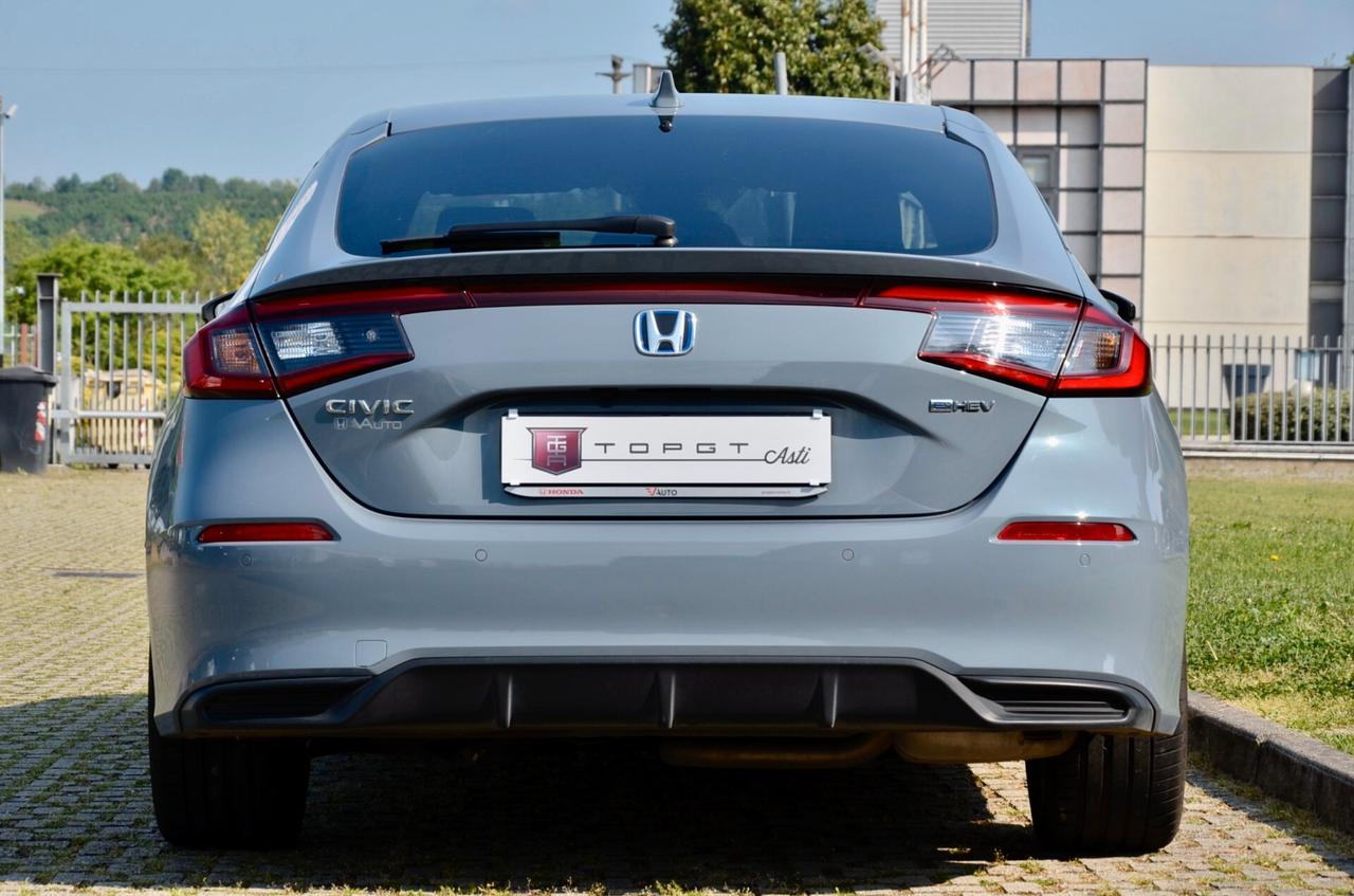 HONDA CIVIC 2.0 HEV SPORT 184cv ECVT, UNICOPROPRIETARIO, UFF ITALIANA, SERVICE HONDA, EURO 6D, FARI LED, RETROCAMERA, PERMUTE