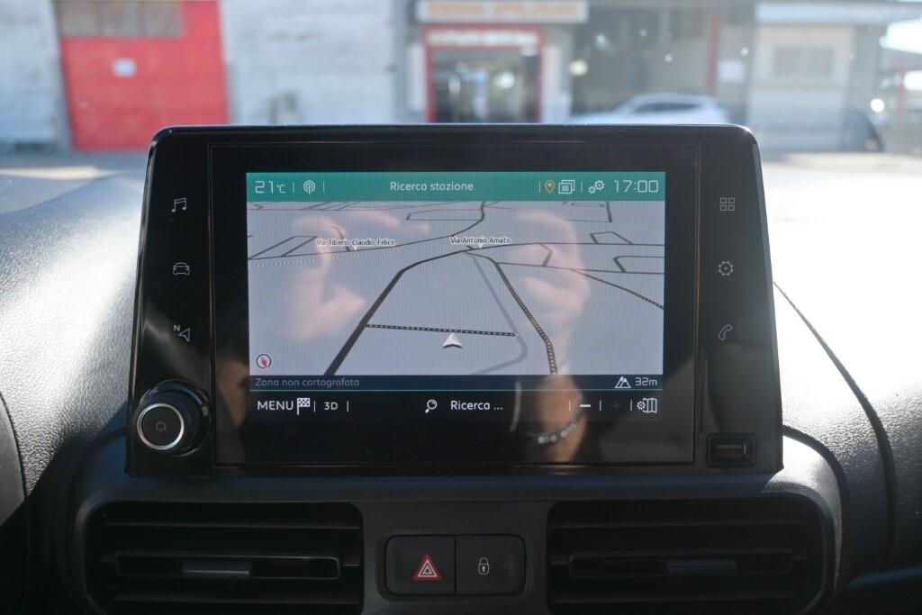 CITROEN BERLINGO 1.5 BLUEHDI 75CV 3POSTI PORTATA 1000 KG M WORKER ( CRUISE - NAVI - MIRROR - SENSORI POST. - TELECAMERA POST. )