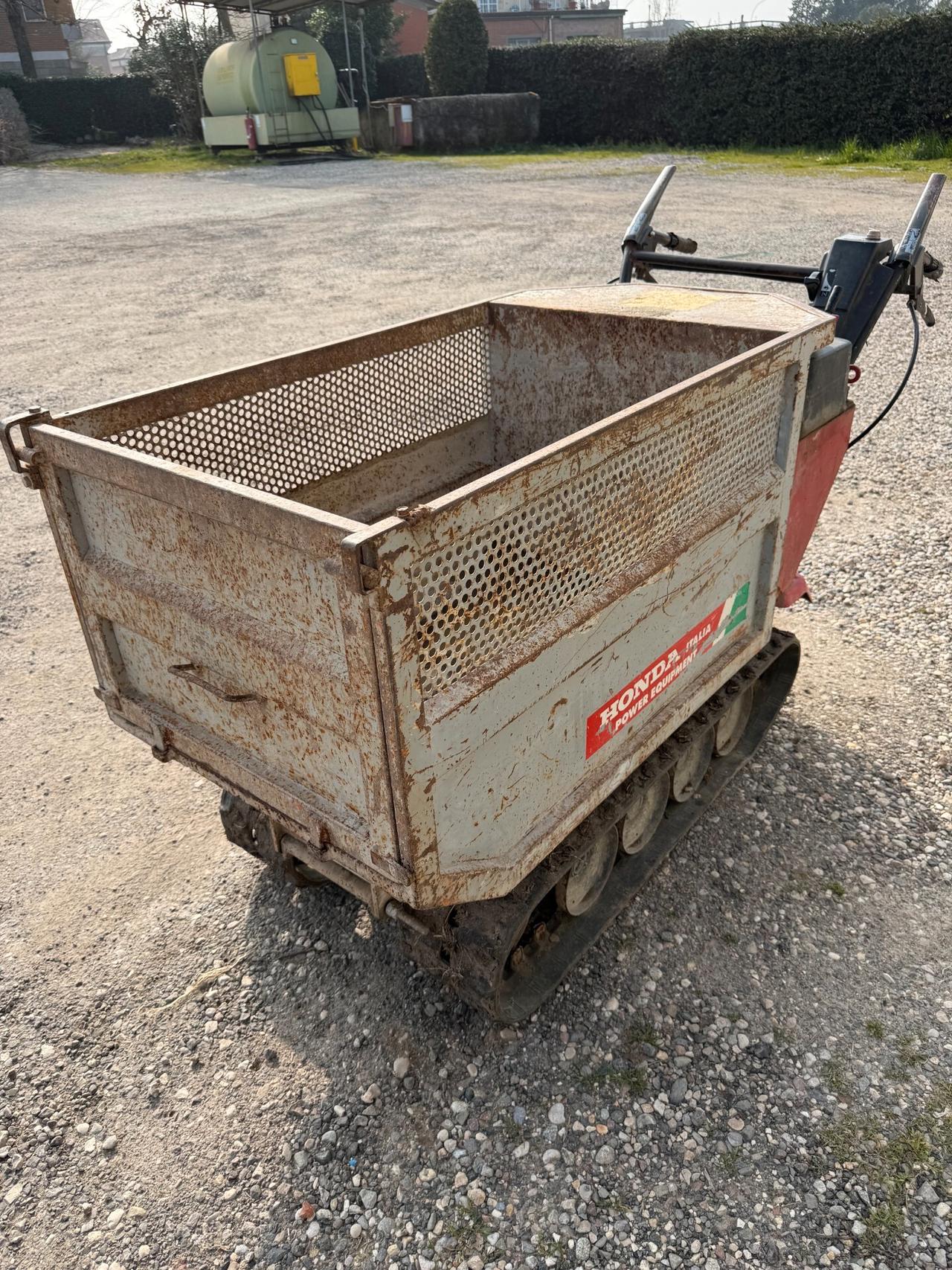 Cariola Honda benzina, ribaltamento idraulico 400kg