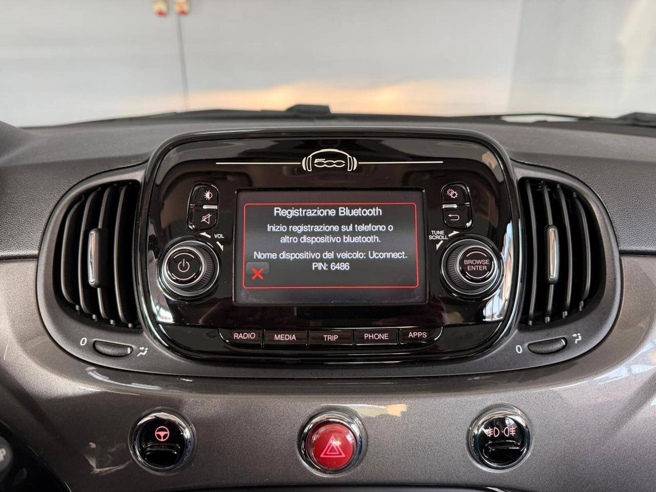 Fiat 500 1.2cc LOUNGE 69cv E6 - UNICO PROPRIETARIO