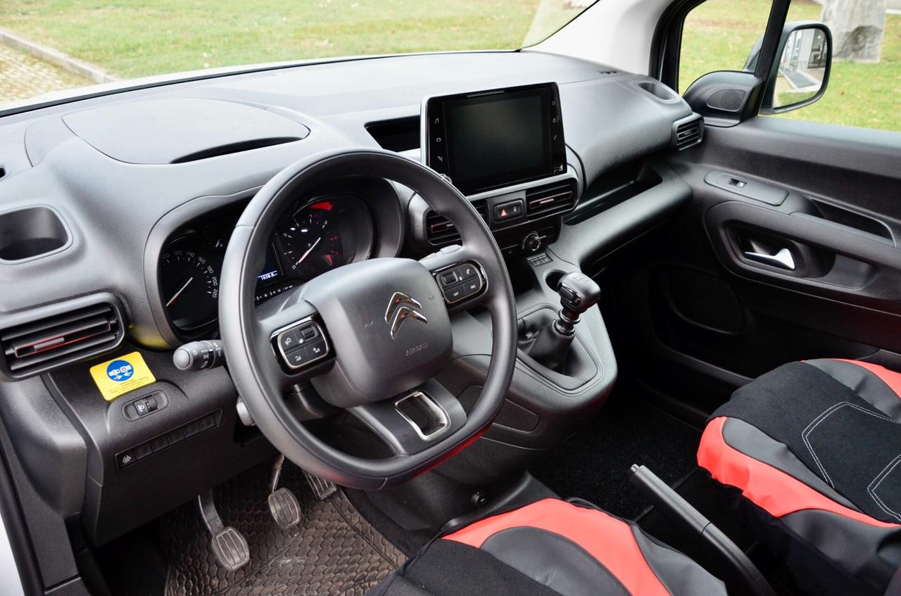 CITROEN BERLINGO 1.5 BLUEHDI M FEEL 130cv, GARANZIA UFF CITROEN, UNICOPROPRIETARIO, NO IVA, ALLESTIMENTO FOCACCIA CERVIA, PERMUTE