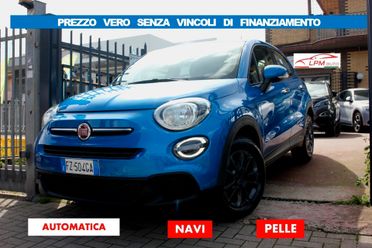 Fiat 500X 1.6MTJ 120CV AUTOM*PREZZO REALE*LOUNGE unipro-navi-mix pelle