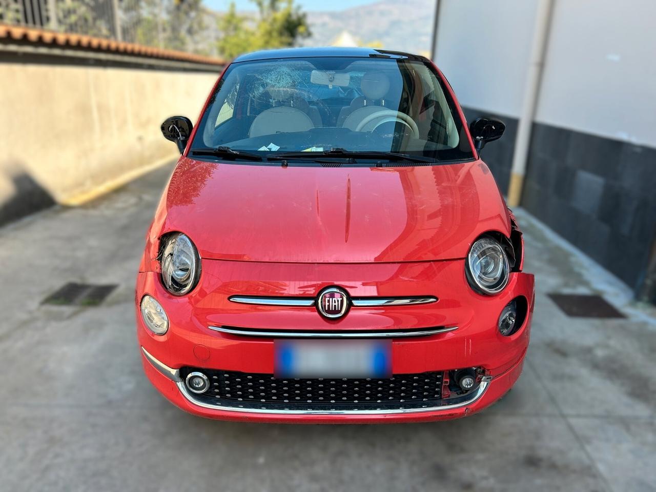 Fiat 500 1.2 Benzina - 2016 Incidentata
