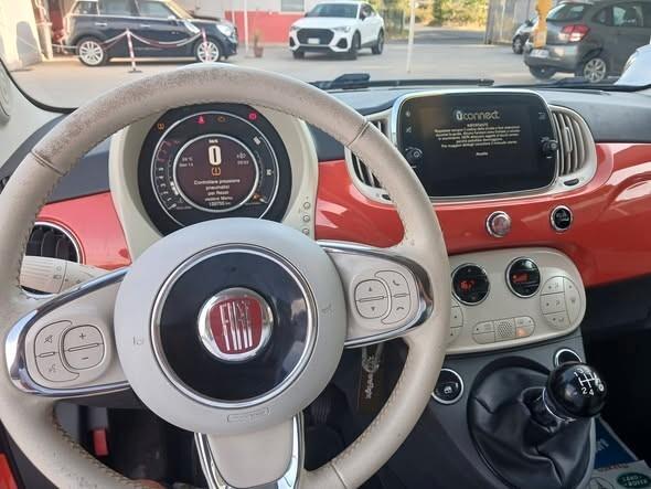 Fiat 500 C 1.2 ANNIVERSARIO Lounge KM 128000 GARANZIA PARI AL NUOVO DISTRIBUZIONE NUOVA