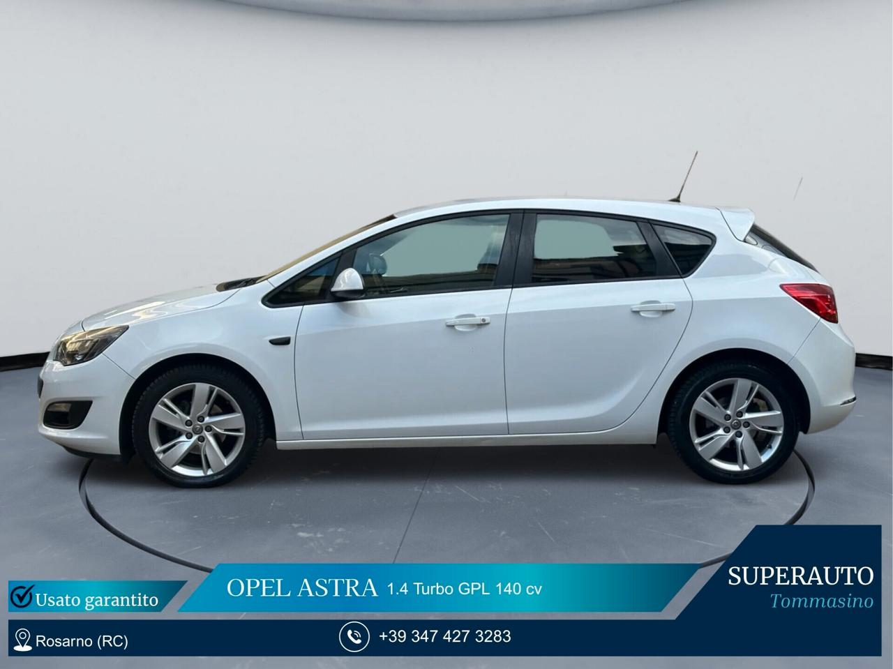 Opel Astra 1.4 GPL turbo 140 CV Tagliandata Opel
