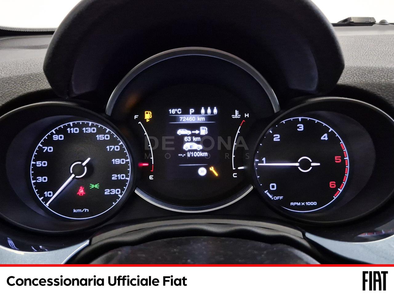 Fiat 500X 1.6 mjt city cross 4x2 120cv dct