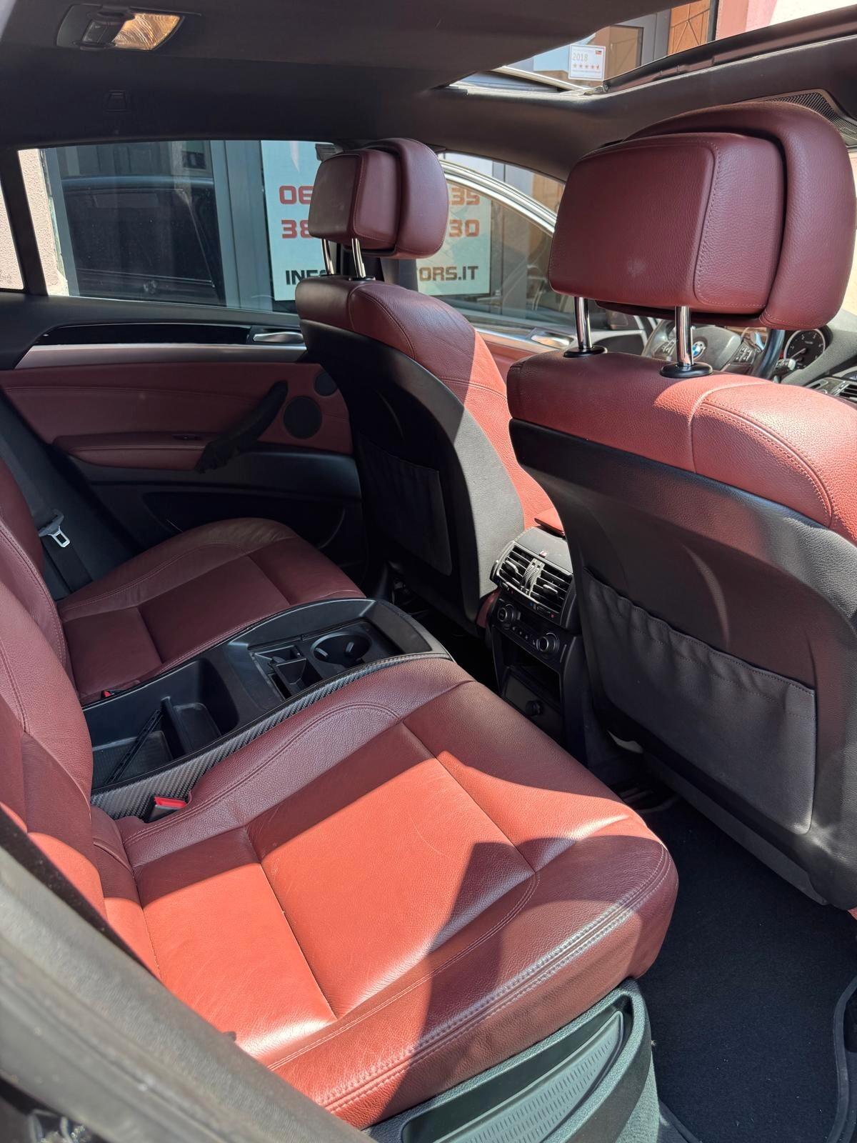 Bmw X6 xDrive35d Msport 286 cv, SERVICE BMW, FULL OPT. TOTAL BLACK, UNICA