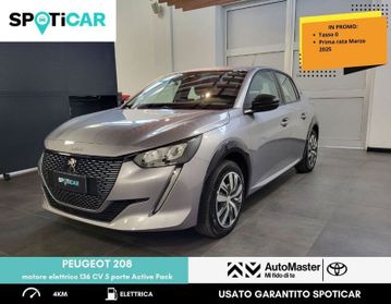 Peugeot 208 motore elettrico 136 CV 5 porte Active Pack