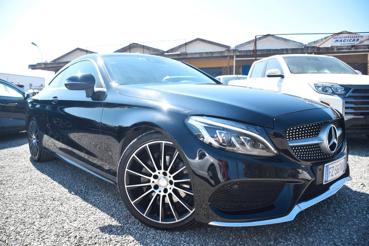 Mercedes-benz C 220 MERCEDES COUPE' AMG 220d 170CV 6M TETTO APR. - NAVI CRUISE SENSORI BT ADAS