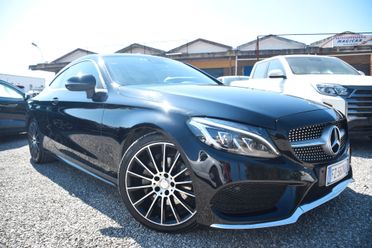 Mercedes-benz C 220 MERCEDES COUPE' AMG 220d 170CV 6M TETTO APR. - NAVI CRUISE SENSORI BT ADAS