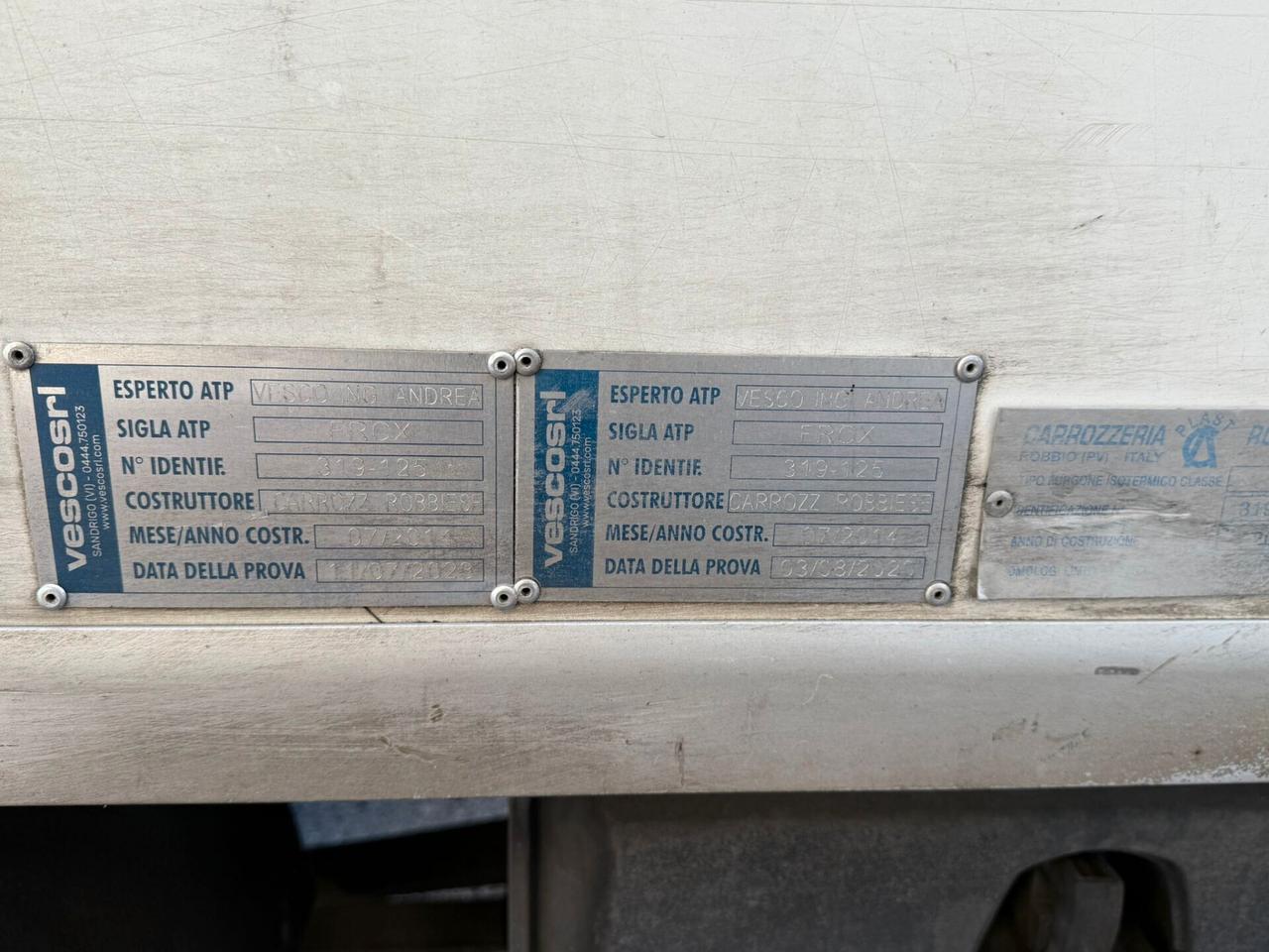 Ford Transit 2.2 TDCi Frigo FRCX ATP Zanotti Doppia Ruota