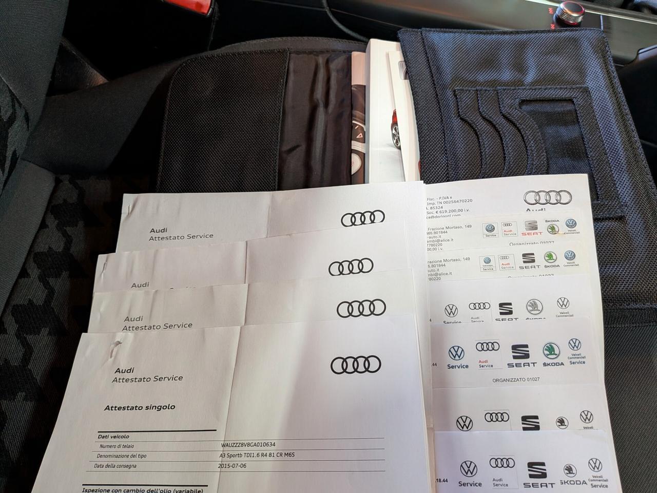 AUDI A3 SPORTBACK 1.6 TDI 110CV ULTRA
