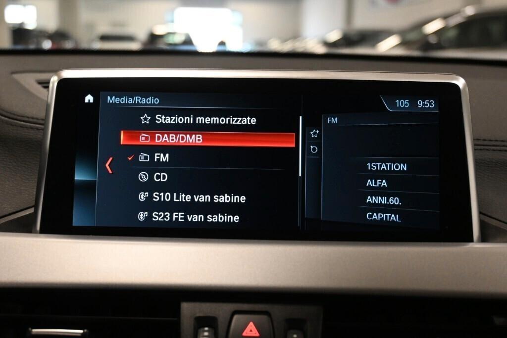 BMW X2 16D 115CV 6M. S-DRIVE BUSINESS ADVANTAGE ( FARI LED - PELLE - NAVI - CRUISE - PARK ASSISTANT - TELECAMERA POST. )