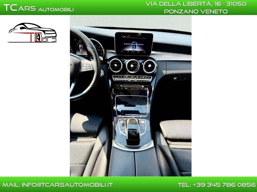 MERCEDES C220 4MATIC AUTO-PELLE-KM CERTIFICATI