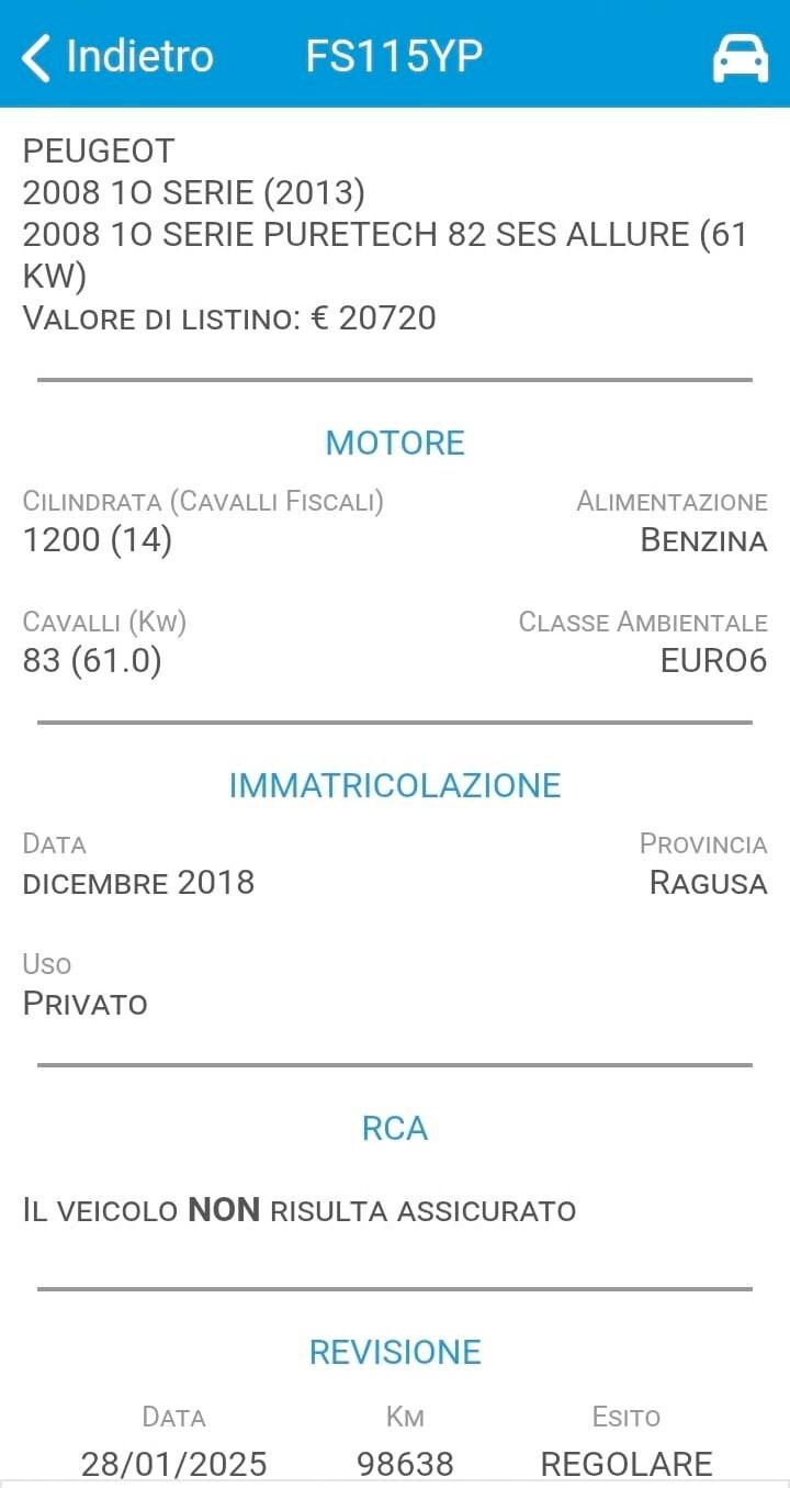 Peugeot 2008 PureTech 82 Allure 2019