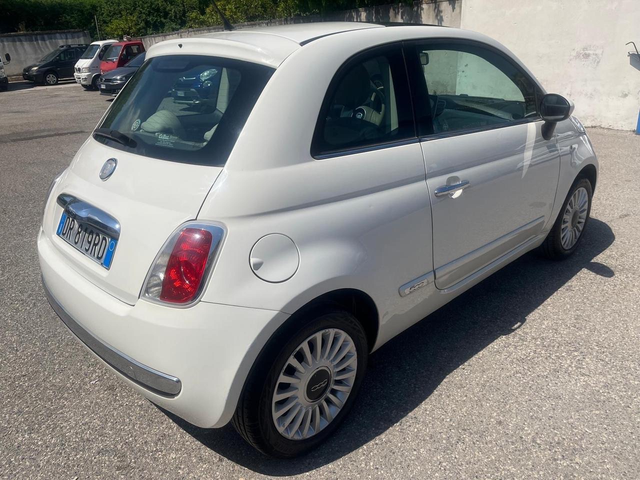 Fiat 500 lounge-1.2 gpl- km 125000-2008