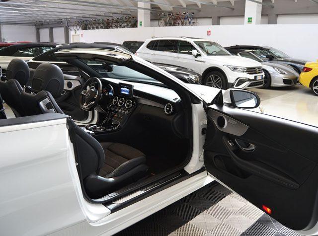 MERCEDES-BENZ C 180 Cabrio Premium Amg Automatica Capote Blu