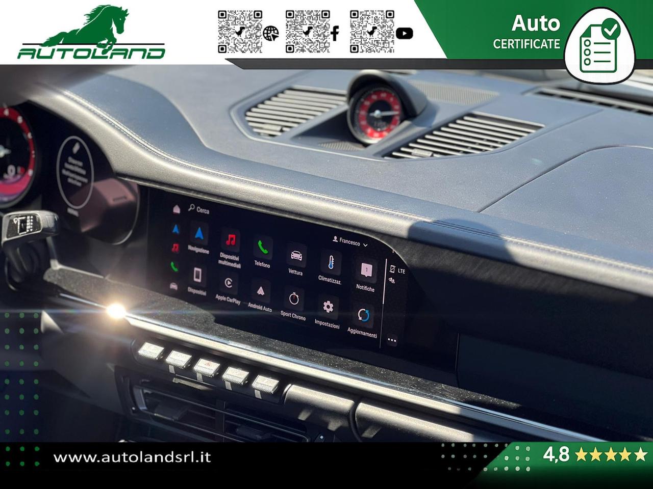 Porsche 992 Coupé 3.0 Carrera T auto UNIPRO UFFICIALE LIFT