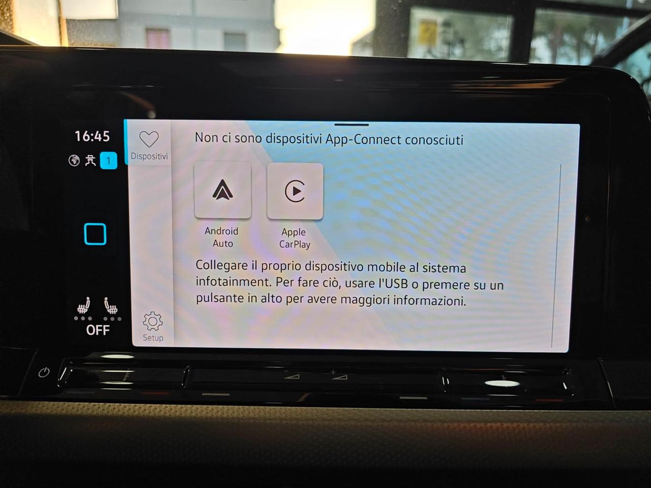 Volkswagen Golf ETSI MOVE LIFE C.16 Tetto Led Matrix Clima3Zone