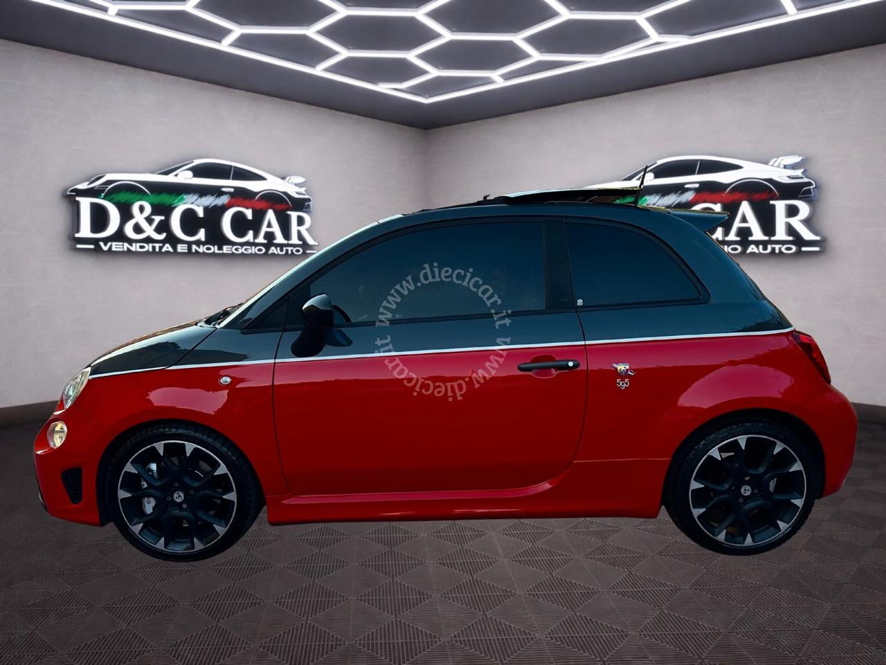 Abarth 595 1.4 Turbo T-Jet 180 CV MTA Competizione TETTO XENO PDC AUDIO BEATZ ANTIFURTO PELLE TAGLIANDI UFFICIALI