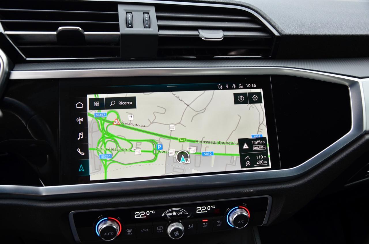 AUDI Q3 SPB 2.0 TDI S-LINE EDITION QUATTRO 150cv S-TRONIC, UNICOPROPRIETARIO, GARANZIA AUDI 1/2028, SERVICE AUDI, UFF ITALIANA, ARGENTO RUGIADA, EURO 6D, FARI FULL LED, 19", PERMUTE