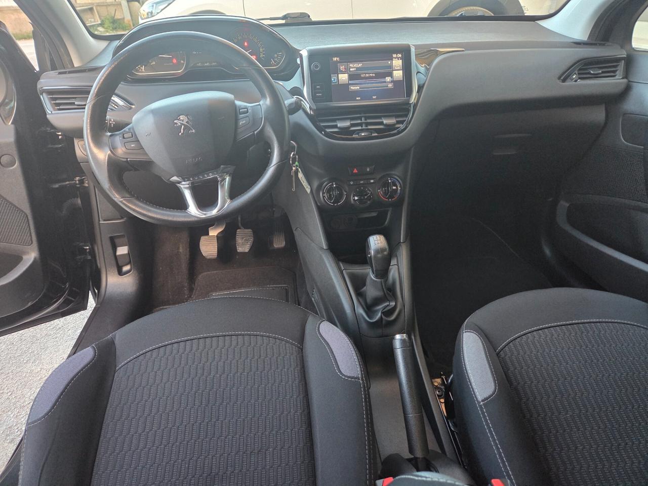 PEUGEOT 208 1.6 DIESEL LED KM 130000 CERTIFICATI