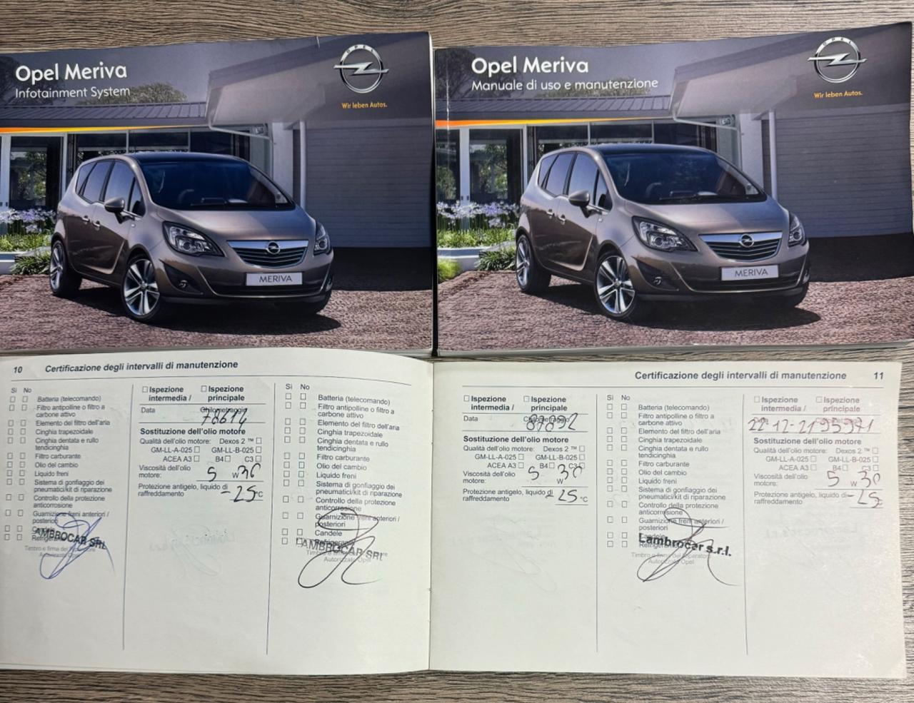 Opel Meriva 1 proprietario tagliandi Opel