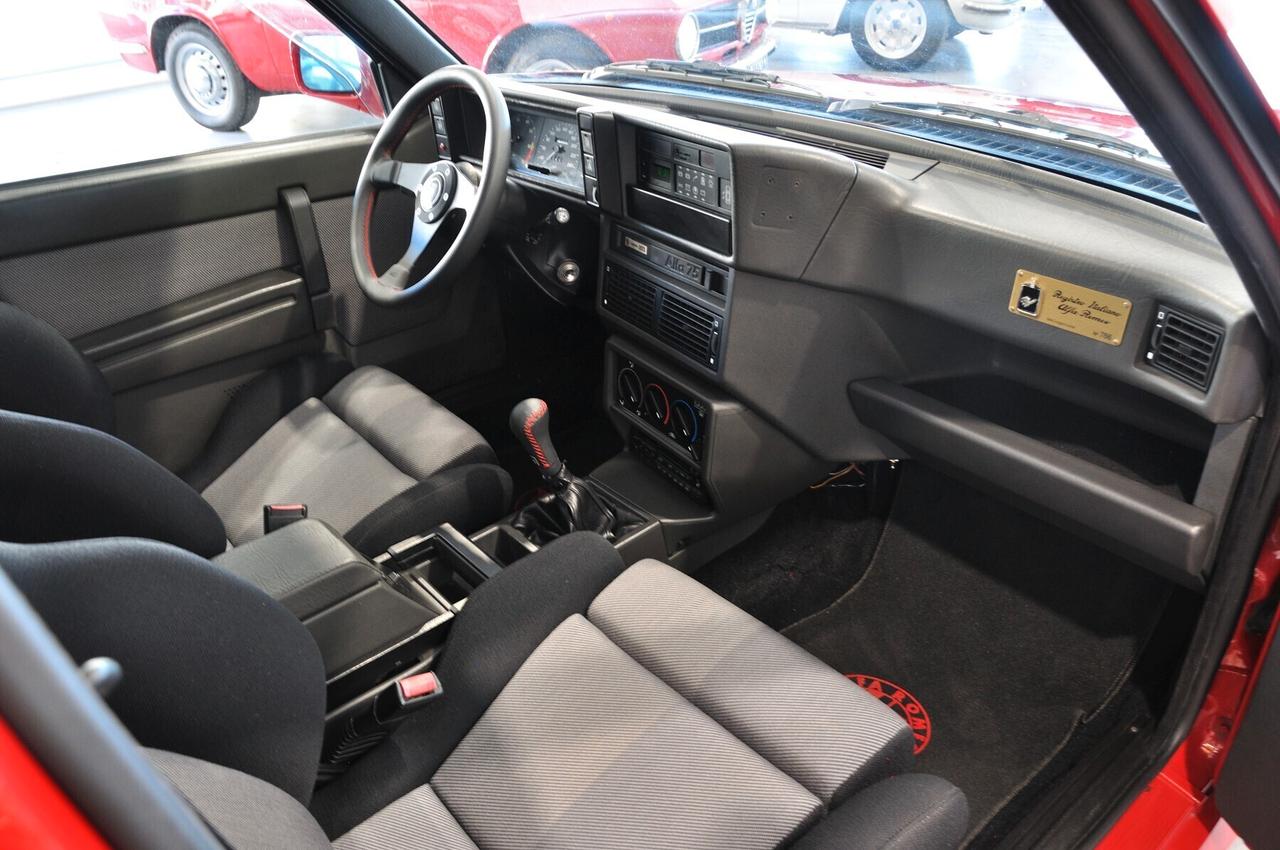 Alfa Romeo 75 2.0i Twin Spark A.S.N. ASI con CRS e RIAR