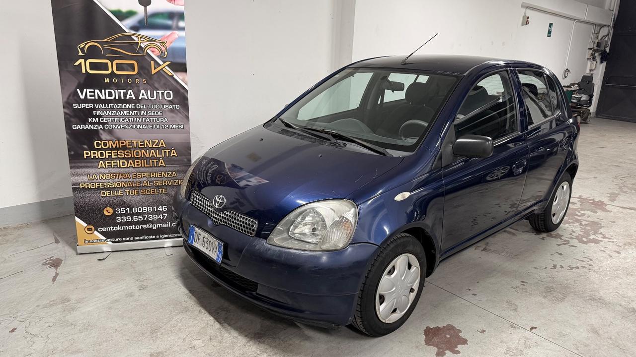 Toyota Yaris 1.0i 16V cat 5 porte