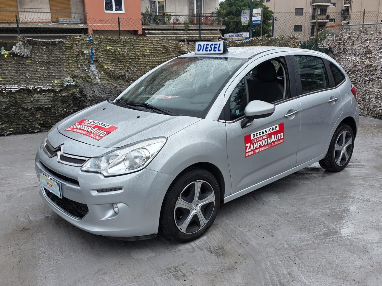 Citroen C3 1.5 HDi 75Cv Feel Edition X NEOPATENTATO ZAMPOGNAUTO CT