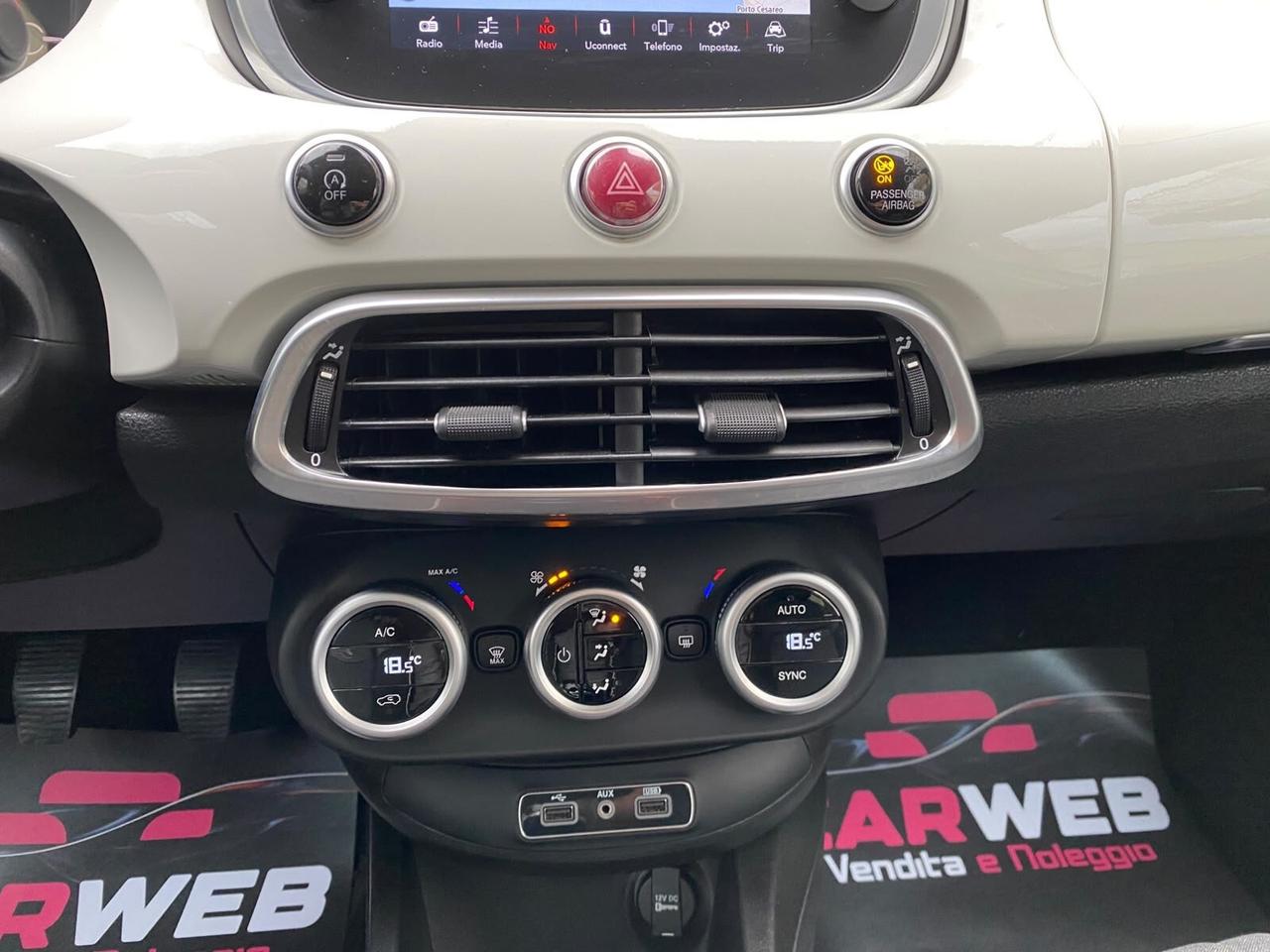 FIAT 500X CITY CROSS 1.3Mjt 95CV Led Navy CAM 2019